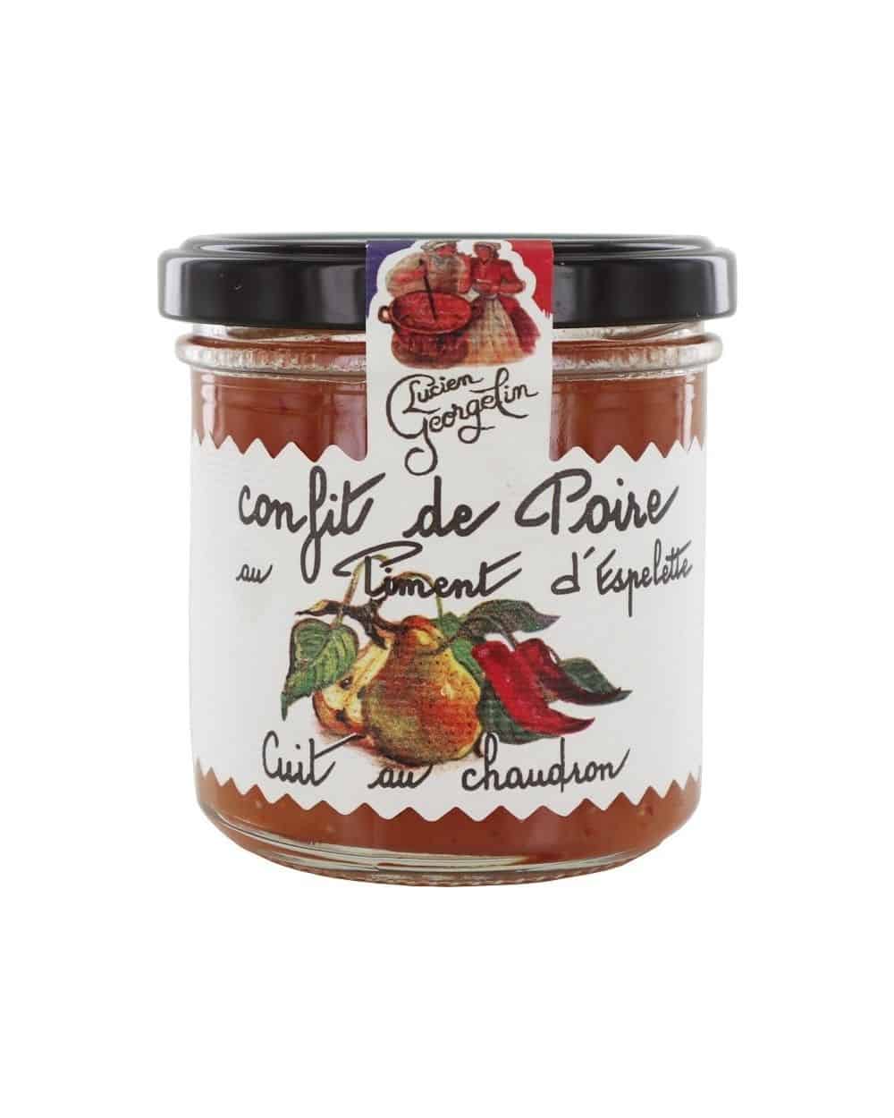 Confit de Poire au piment d'Espelette 50g