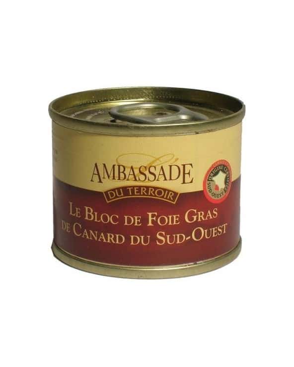 Bloc de foie gras de canard du Sud-Ouest IGP 65g