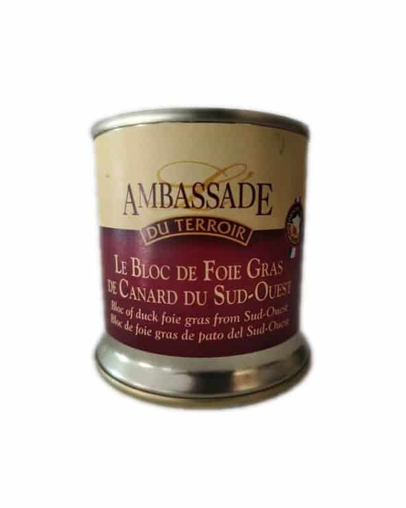 Bloc de Foie Gras de canard du Sud-Ouest 200g IGP
