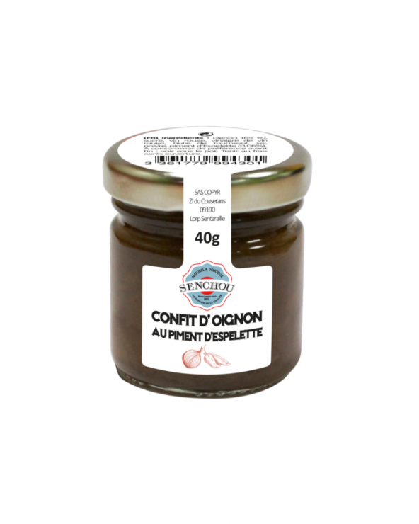 Confit d'oignon au piment d'Espelette 40g