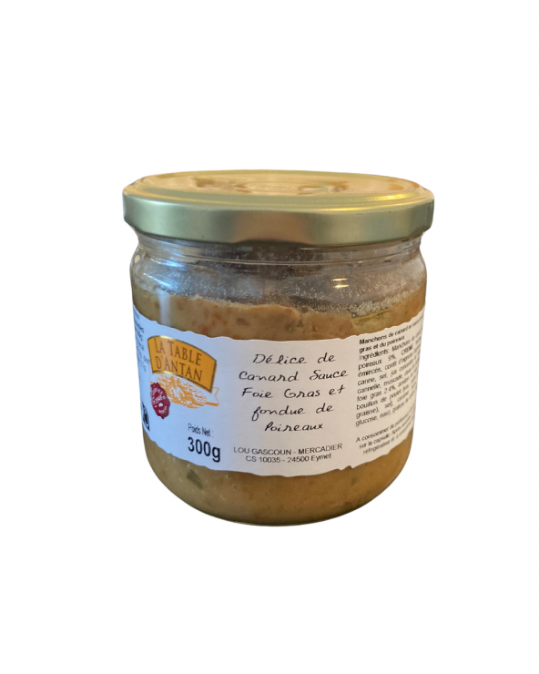 Délice de Canard Sauce Foie Gras et fondue de Poireaux 300g